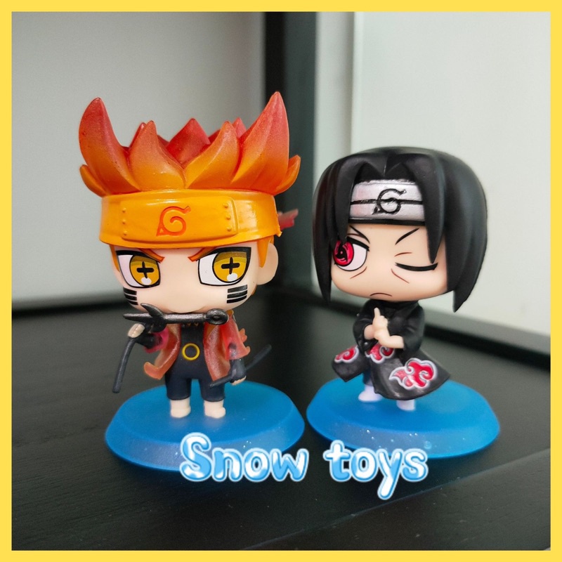Mô hình Naruto - 6 mẫu tùy chọn: Kakashi Uchiha Sasuke Sakura Naruto lục đạo Uchiha Obito Uchiha Itachi - Cao 7cm