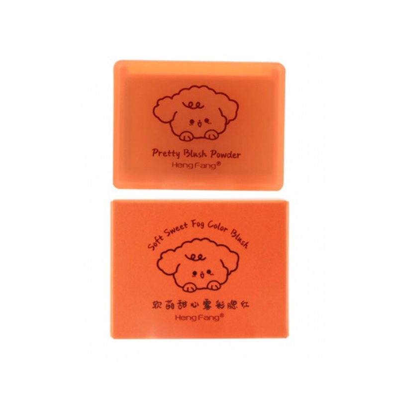 【Trong kho】 Phấn má hồng 4 màu Peach Red Rouge và má hồng dạng kem Lasting Natural Cream Cheek Tint Blush Màu cam hồng đỏ đào