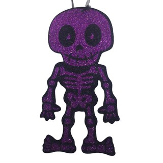 Bộ xương treo lấp lánh 2 mặt 3 màu halloween ubl uh00274