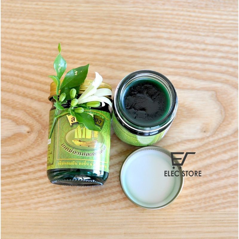 Dầu cù là xoa bóp cánh buồm Thái Lan - Hũ Thủy Tinh 50 gr - Đủ Màu