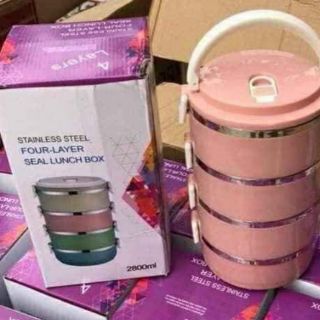 Cặp lồng đựng cơm lúa mạch ♥️FREESHIP♥️ ruột inox 4 tầng