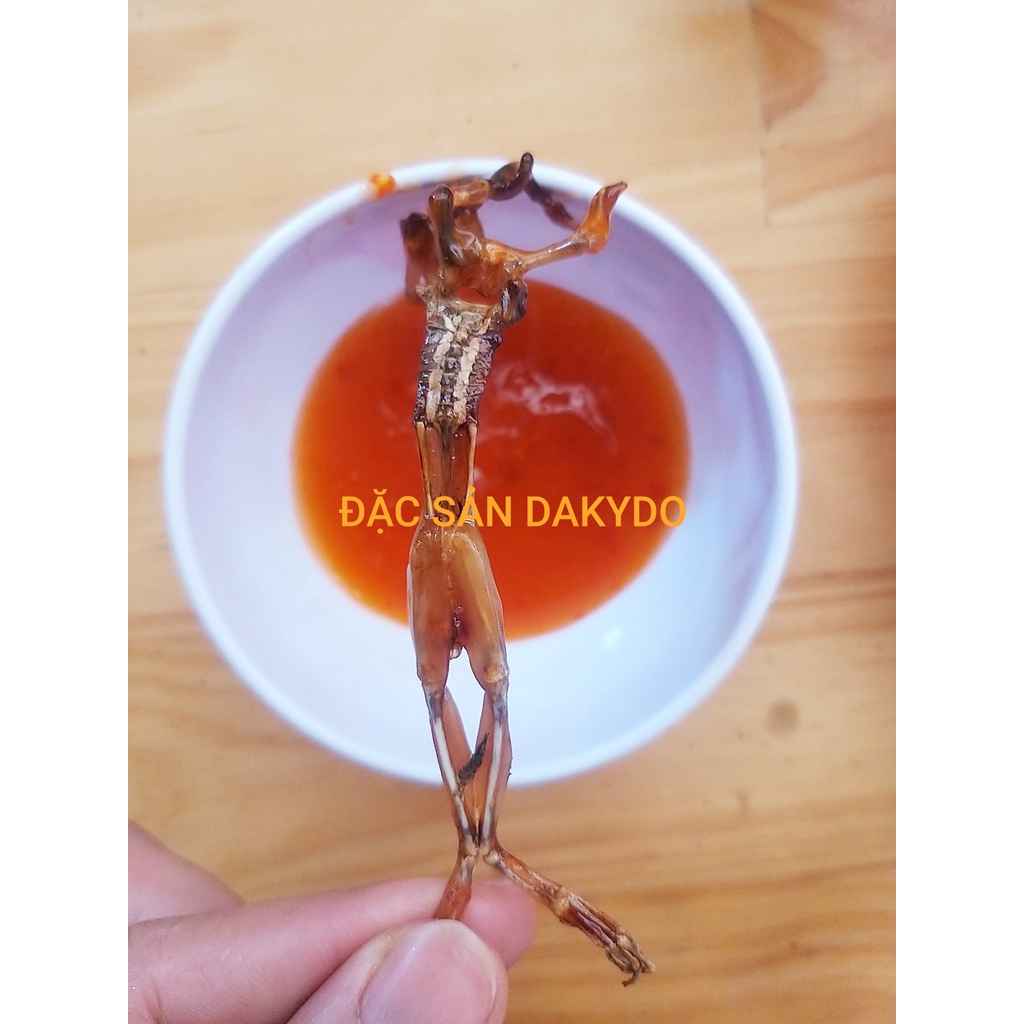 Khô nhái, vũ nữ chân dài , 1kg, thương hiệu đặc sản Dakydo  nhái đồng, con nhỏ, ăn là ghiền.