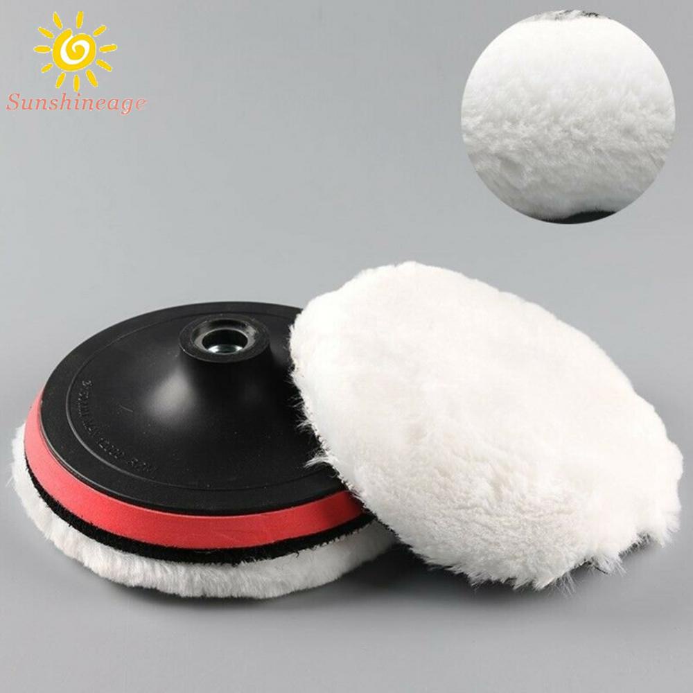 SUNAGE- ~Polishing Pads Replacement Wool Buffing 3&quot; 4&quot; 5&quot; 6&quot; 7&quot; Car Clean Tools【SUNAGE- HOT Fashion】