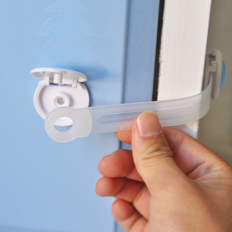 Dây khóa gài tủ lạnh,khóa ngăn kéo (Hàng Chuẩn) Khóa tủ giữ an toàn cho bé