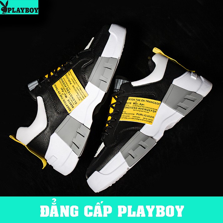 [GIÁ CỰC SỐC] Giày Sneaker Nam Cao Cấp Hàn Quốc 2019 - [PLAYBOY] (PL21)