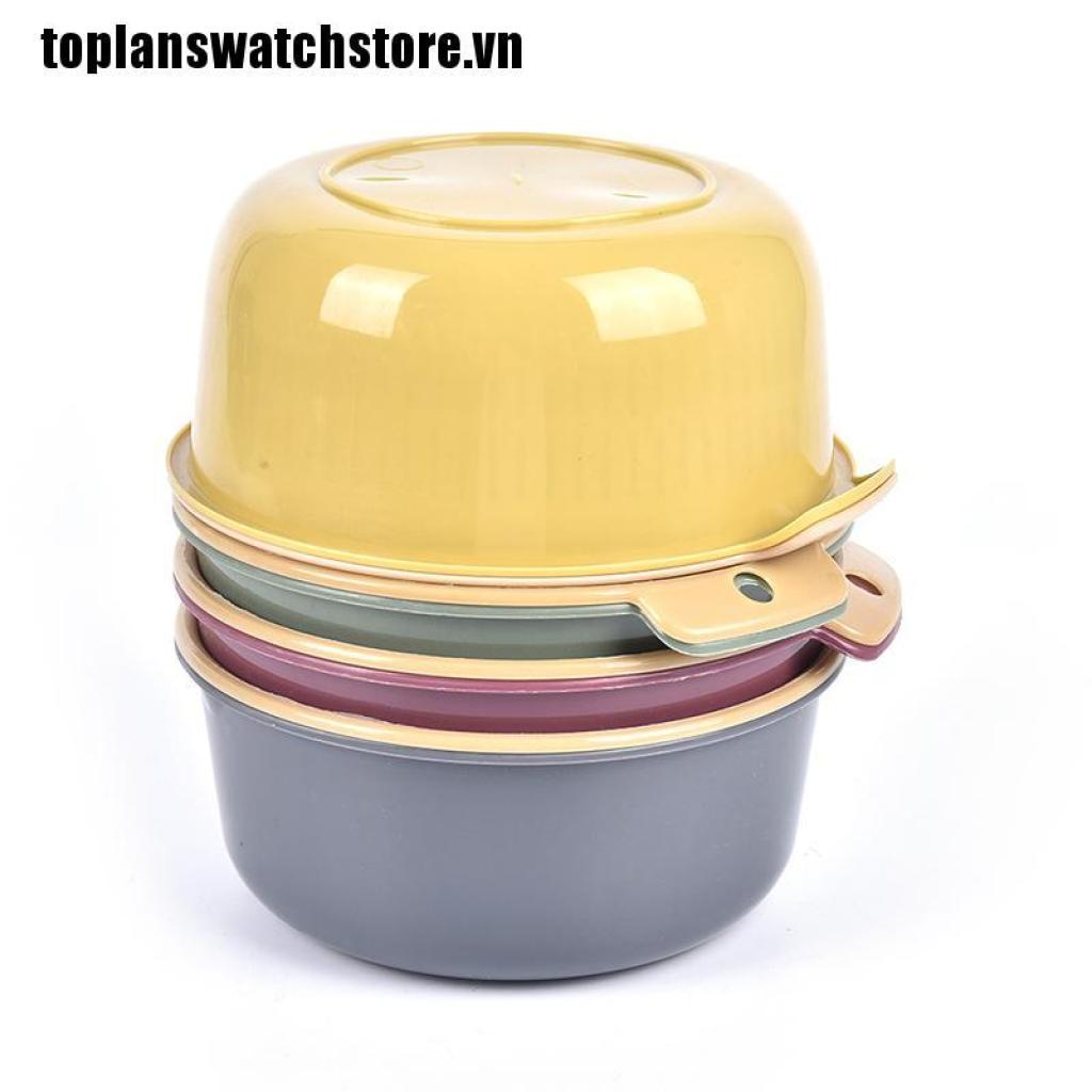 [toplanswatch] Rổ Rửa Trái Cây Và Rau Củ Hai Tầng Thiết Kế Nhỏ Gọn Có Thể Tháo Rời