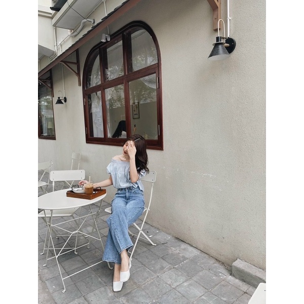 Áo trễ vai cổ bèo siêu xinh