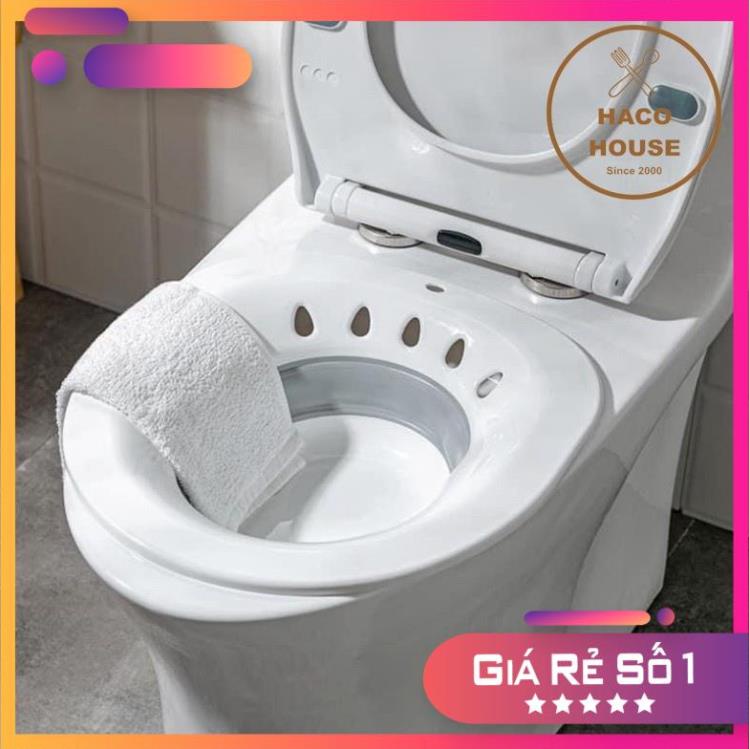 Chậu Xông Hơi Vùng Kín Gấp Gọn Tiện Dụng, Bô Xông Hơi Phụ Khoa Sau Sinh (không vòi)