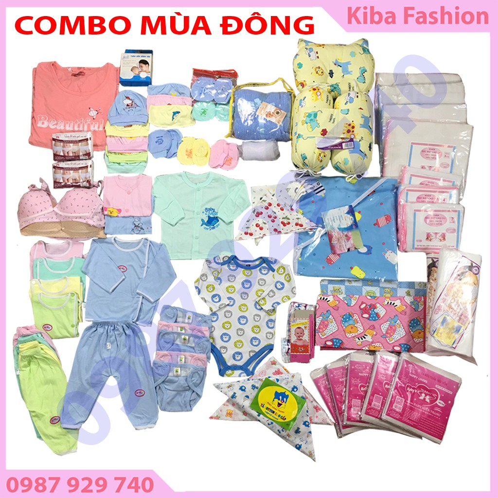 MỚI !!! TRỌN GÓI ĐỒI SƠ SINH ĐẦY ĐỦ CHO MẸ VÀ BÉ MÙA HÈ VÀ MÙA ĐÔNG SIÊU TIẾT KIỆM -CBSS85 (Ảnh + Video thật)