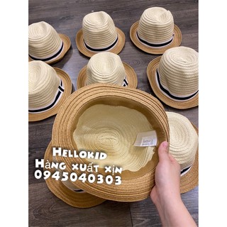 mũ cói phối màu