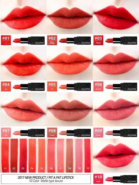 Son lì Agapan Matte Lipstick