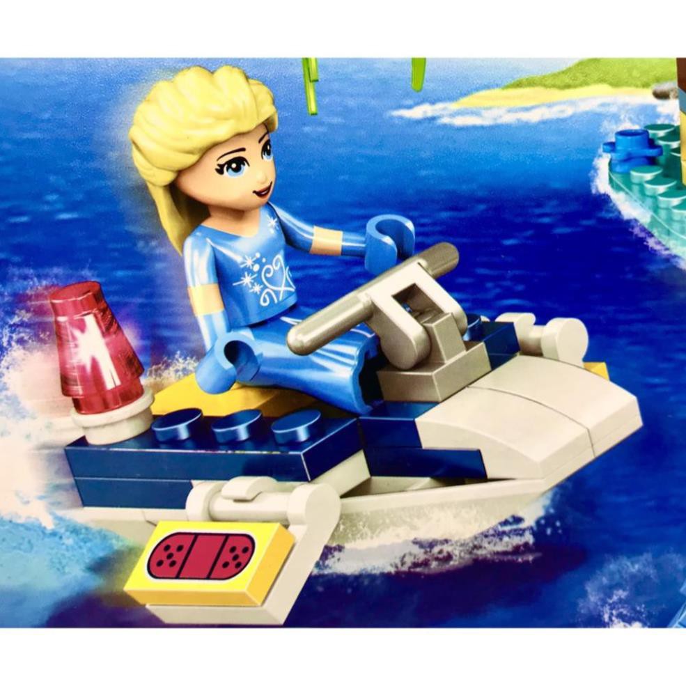 [Khai trương giảm giá] FRENDS_Lego Friend Lắp Ráp Công Chúa Esla và Hải Cảng Trên Biển (280 miếng)