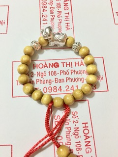 Vòng dâu gốc mix con chó bạc
