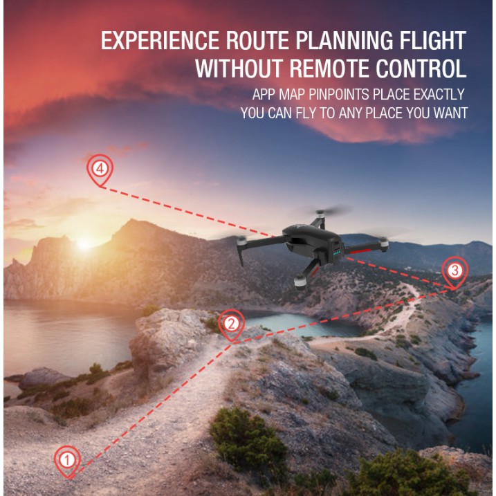 Flycam Drone ZLRC SG906 PRO2 – 4K Camera Gimbal 3 trục GPS 5G Wifi Hỗ trợ thẻ 64GB – Siêu phẩm bom tấn 2020