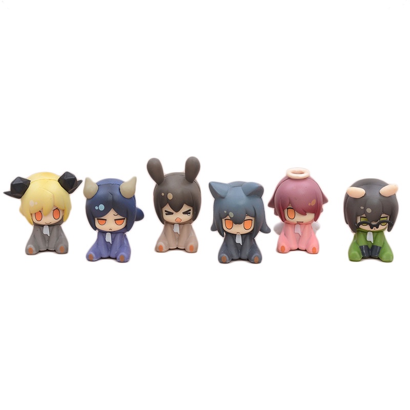 Bộ 6 Đồ trang trí Nhân Vật Arknights EXUSIAI Skadi Chen BY2