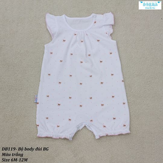 (DB119) Bộ body đùi bé gái Dokma