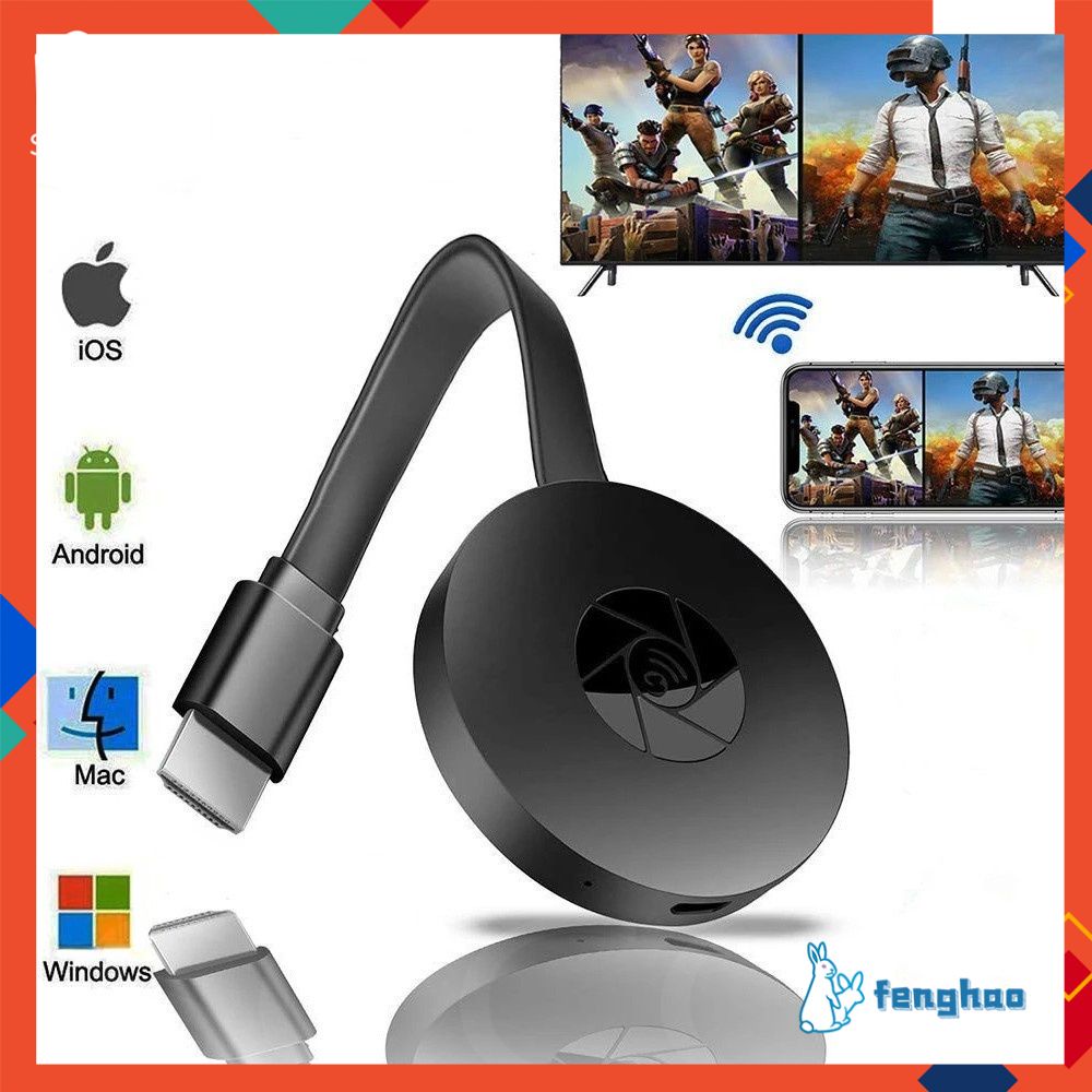 G2 PRO TV Stick cho Màn Hình 1080P Hiển Thị Anycast HDMI-Tương thích TV Dongle cho Android Gương Màn Hình Wifi thanh
