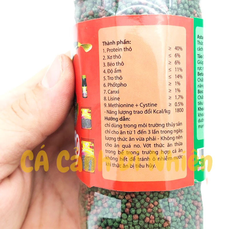 Thức ăn ORIO lên màu cho cá cảnh Hũ 100 gram - 150 Gram hạt NHỎ 1mm
