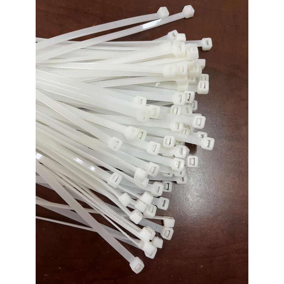 Dây rút nhựa, dây thít nhựa Diệp Tấn Phát: Bản lớn 4.8x250mm (25cm) một bịch 100 sợi đủ