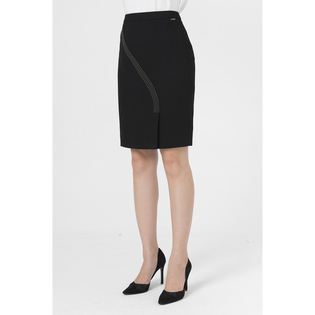 Chân váy ôm diễu chỉ LAMER O62F20Q001 (Nhiều màu) | BigBuy360 - bigbuy360.vn