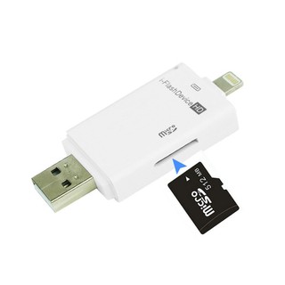 USB OTG SD TF Card Reader cho iPhone và iPad