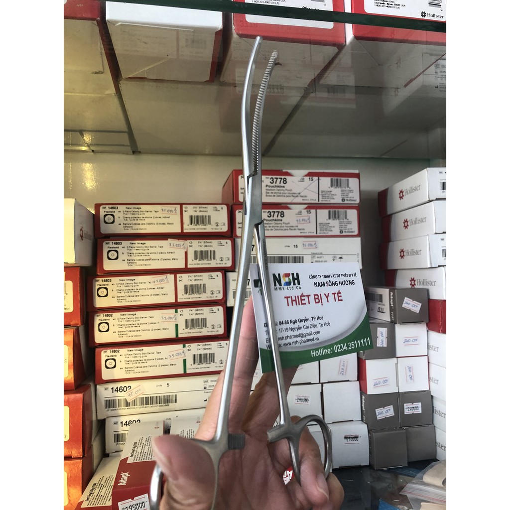 [HÀNG LOẠI 1] Panh cong không mấu pen y tế cong không mấu 14cm 16cm 18cm hàng Pakistan thép không gỉ