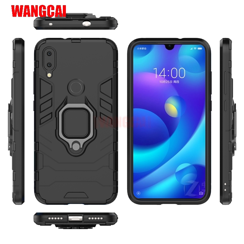 Ốp điện thoại chống sốc họa tiết áo giáp Iron Man cho Xiaomi Redmi 6 Pro Note 5 4 5+ Plus