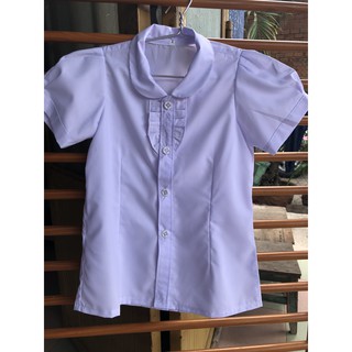 Áo cổ sen học sinh