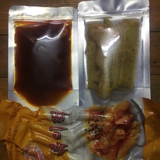 Combo tokbokki (500g) + sót ớt (100g) + chả cá (100g)