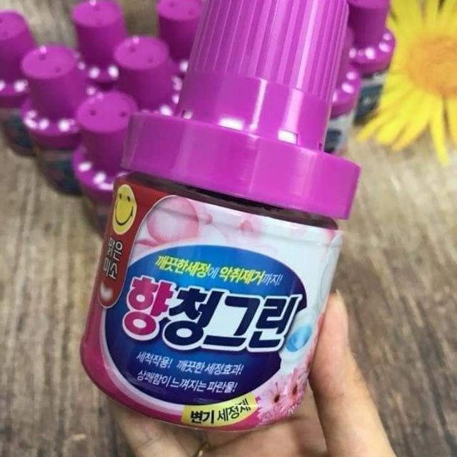 Lọ Thả Bồn Cầu Hương Hoa Lavender Hàn Quốc Khử mùi hôi nước và vi khuẩn