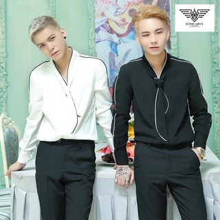 Sơ mi unisex thắt dây