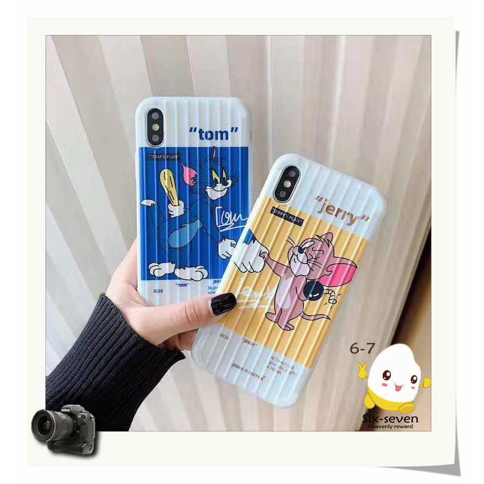 Ốp Điện Thoại Hình Tom Và Jerry Ngộ Nghĩnh Cho Iphone 11 Pro Max I 6 / 7 / 8 Plus | BigBuy360 - bigbuy360.vn