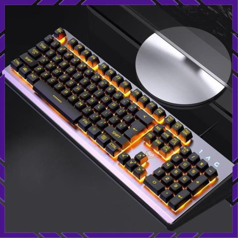 [Giá Xưởng]+Chuột Máy Tính, Chuột Chuyên Game Gaming Golden Armor G100 LED RGB + Bàn Phím Giả Cơ Máy Tính K002 Cao Cấp