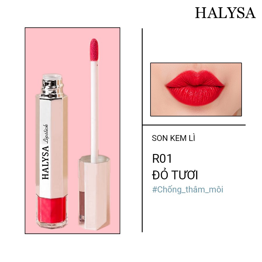 [Chính hãng] Son Kem Lì Halysa – Son chống thâm môi cao cấp halysa.cosmetic | BigBuy360 - bigbuy360.vn