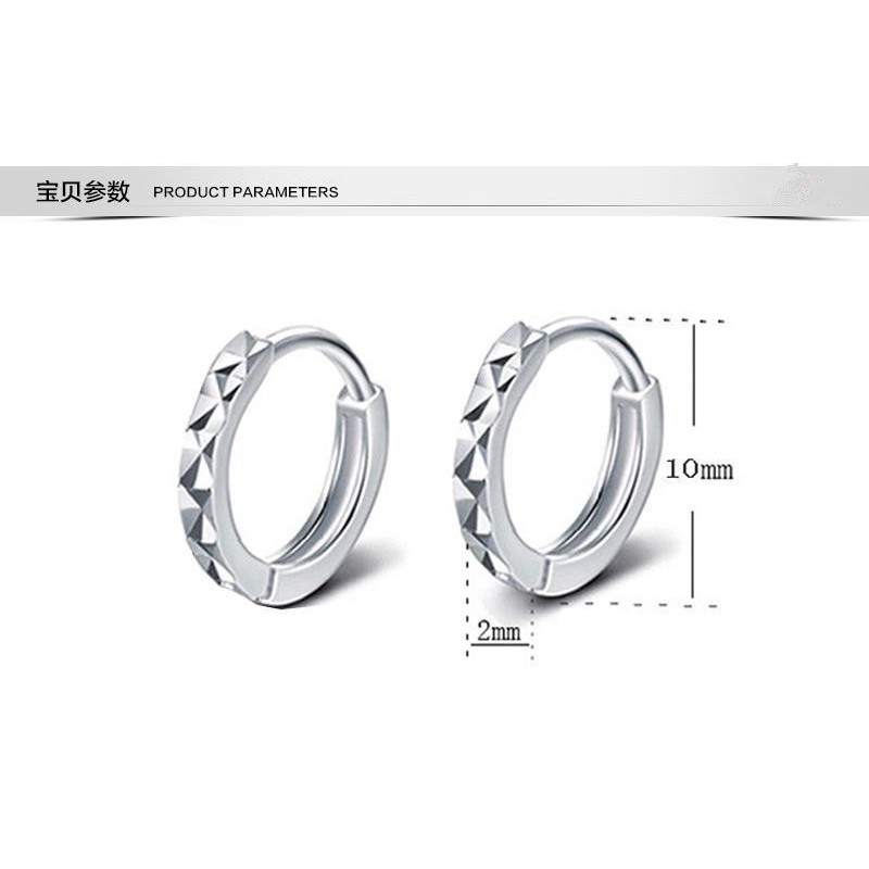 Khuyên Tai Nữ Trang Dáng Tròn Tạo Hình Độc Đáo