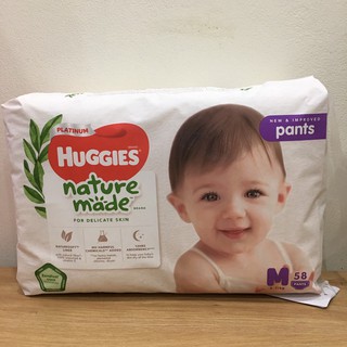 Tã quần Huggies Platinum Naturemade M58 (6 - 11kg)