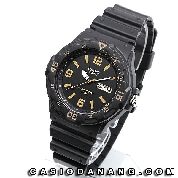Đồng hồ nam dây nhựa Casio chính hãng Anh Khuê MRW-200H-1B3VDF (44mm)