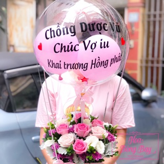 Bóng trong suốt lồng hoa Hàng tròn bao Méo