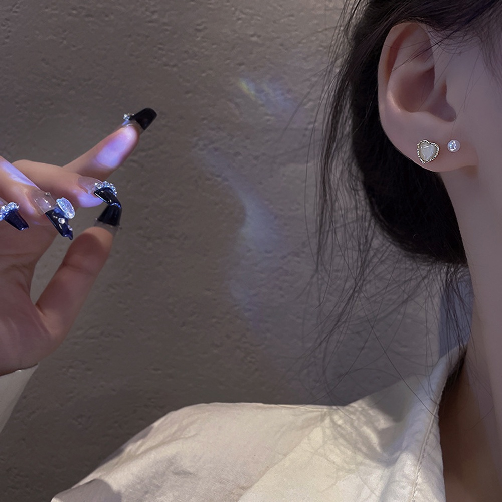 Set 6 Cặp Bông Tai Ngọc Trai Giả Thời Trang Hàn Quốc