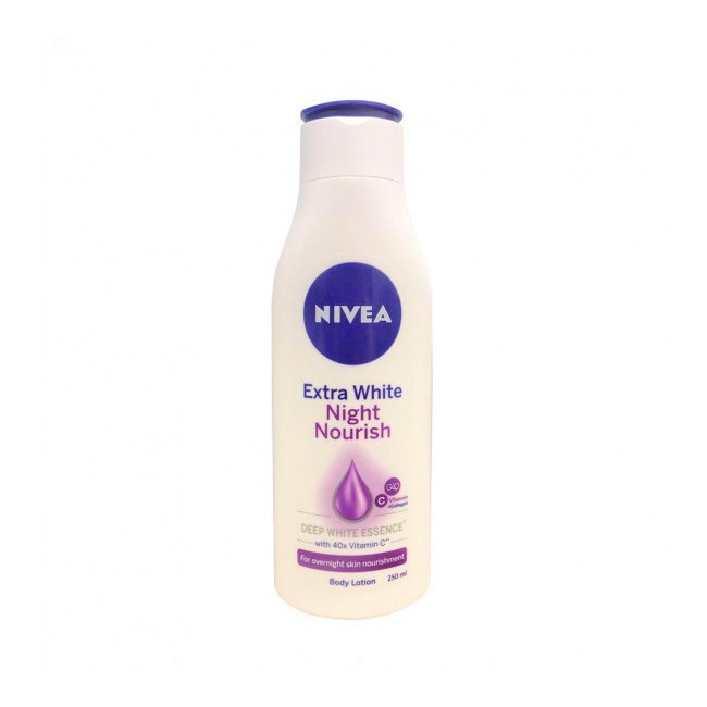 Sữa Dưỡng Thể Nivea Sáng Da Ban Đêm 250ml Extra White Night Nourish Body Lotion