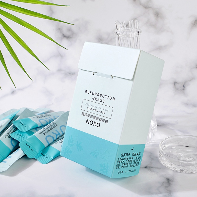 Mặt Nạ Ngủ Noro Sáng Da Phục Hồi Da Nâng Cơ Mặt Dưỡng Ẩm Da Luxuka NR03 (4ml)