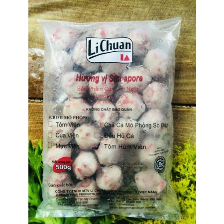 Cua viên Li Chuan gói 500g