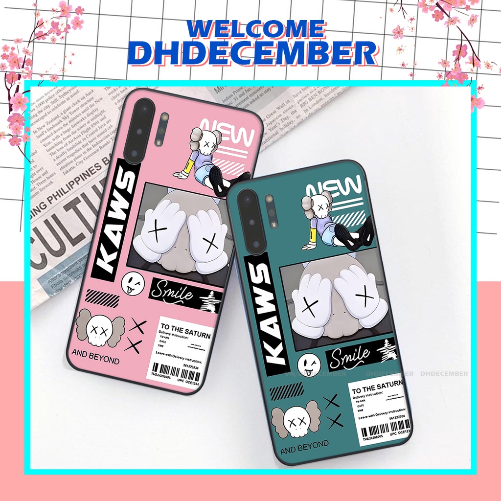 Ốp lưng Samsung Galaxy NOTE 10 / NOTE 10 PLUS in hình gấu K@ws, gấu nâu, dor@emon RẺ- ĐẸP- BỀN