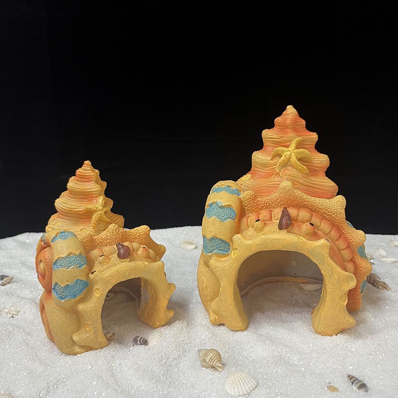 Dứa Ngôi Nhà Ốc Sên Bằng Nhựa resin Trang Trí Bể Cá Cảnh Phong Cảnh Cá Và Tôm