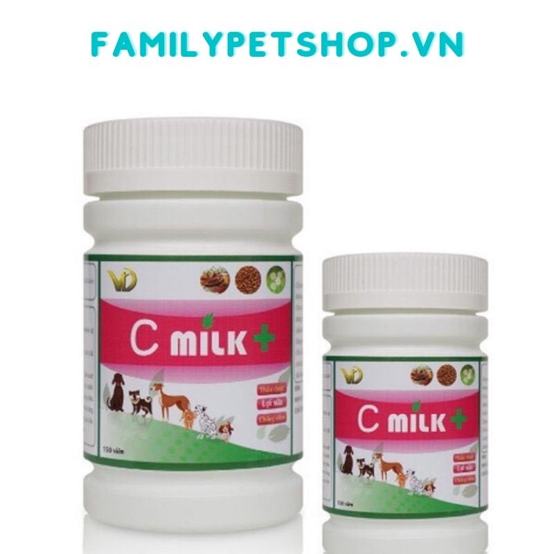 C-milk kích sữa tăng tiết sữa giảm viêm tuyến sữa cho chó mèo -familypetshop.vn