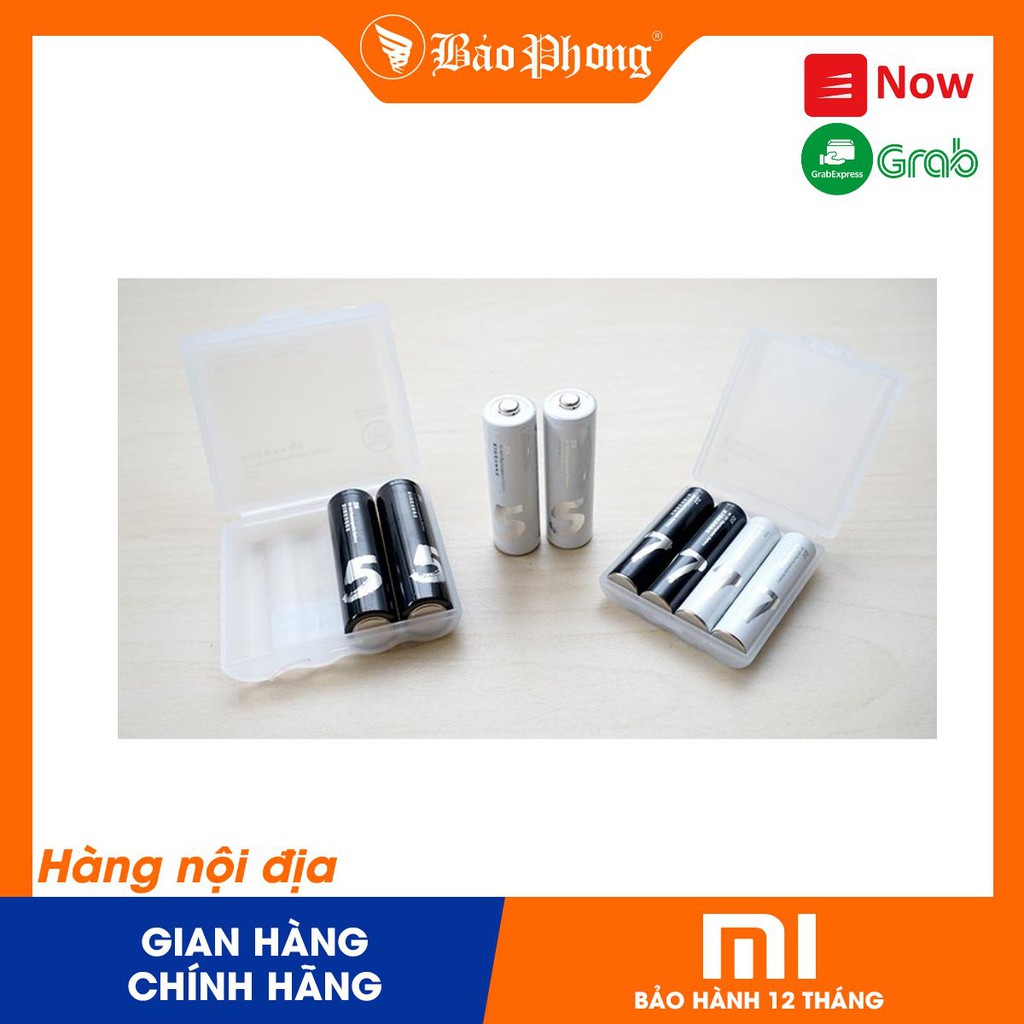 4 viên Pin tiểu sạc nhiều lần AA ,AAA Xiaomi Rechargeable Batteries ZI5 / ZI7