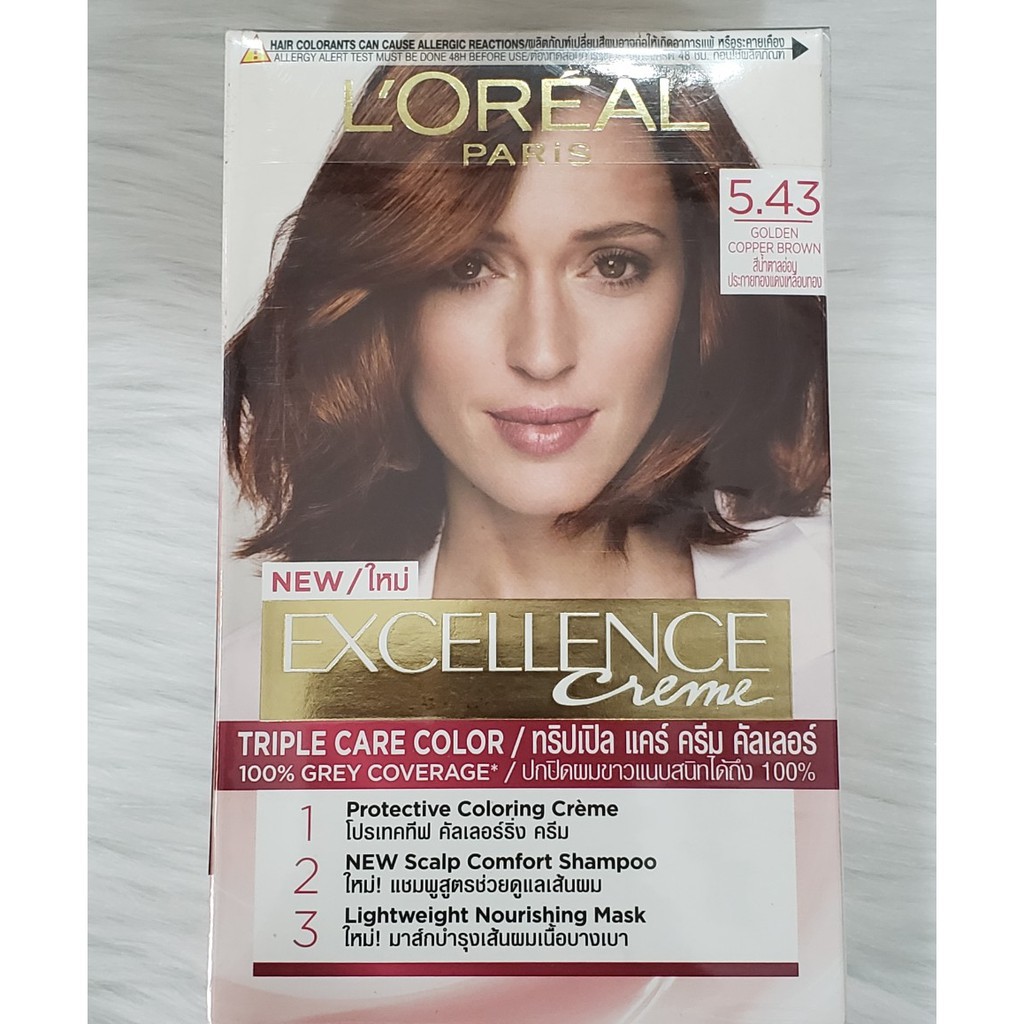 Nhuộm tóc Loreal Excellence Cream số 5.43