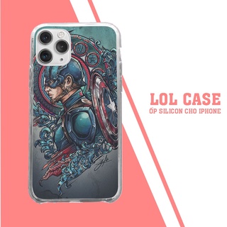 Ốp lưng captain america lol cho iphone 6 - iphone 13 ctw20210185