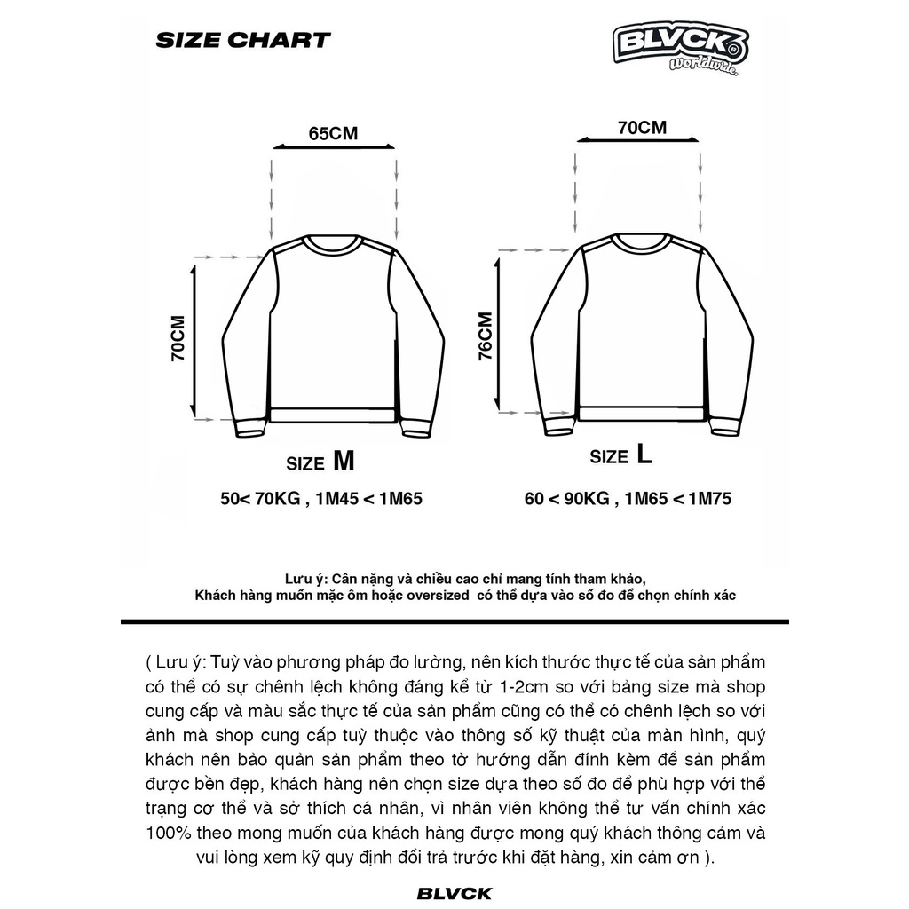 Áo nỉ tay dài BLVCK Double layer - Màu đen và xám