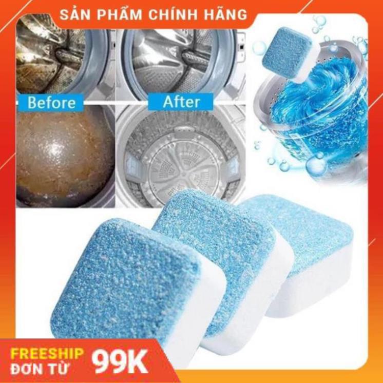[Giảm 50%] Hộp 12 Viên Tẩy Vệ Sinh Lồng Máy Giặt - Diệt Khuẩn - Tẩy Cặn Bẩn Máy Giặt